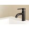 Fauceture LS8227DL Concord Single-Handle Bathroom Faucet W/Push Pop-Up, Blk/Chrm LS8227DL - alternate 3